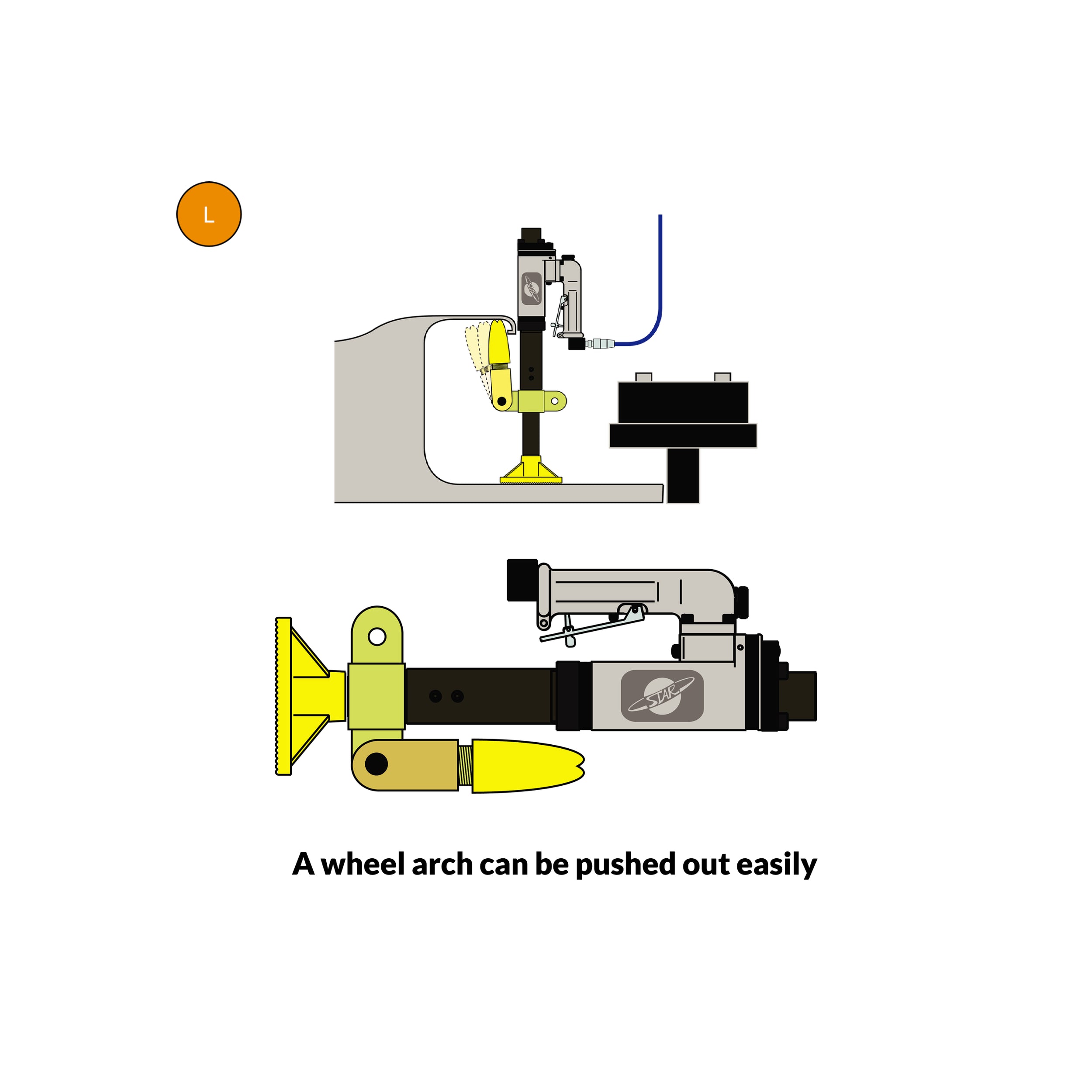 Sample Repair with the Airopower 19-piece accessory kit