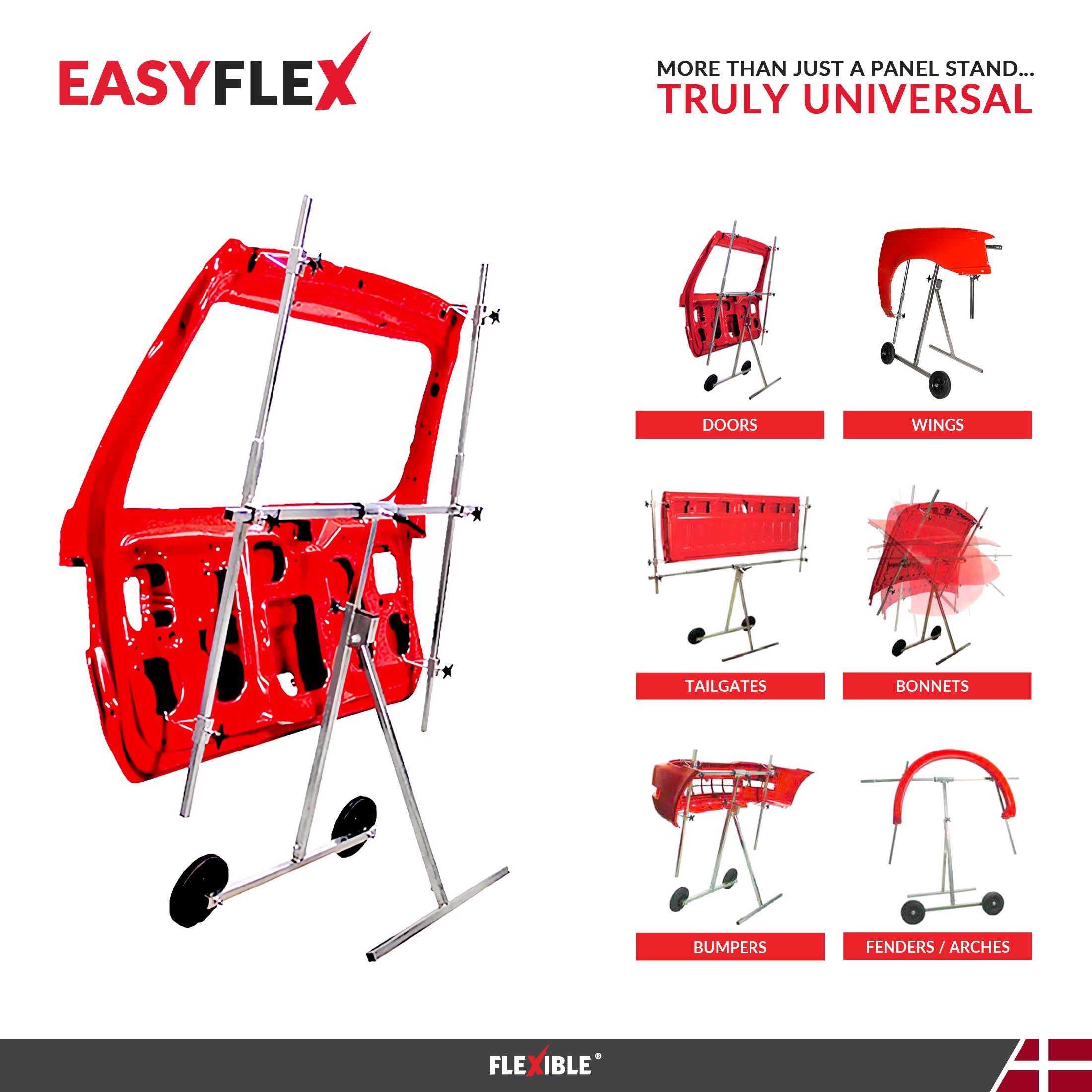 Universal Auto Body Paint Stand, Bumpers, Hoods, Doors, Fenders, Tailgates