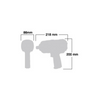 Shinano Impact Wrench Dimensions