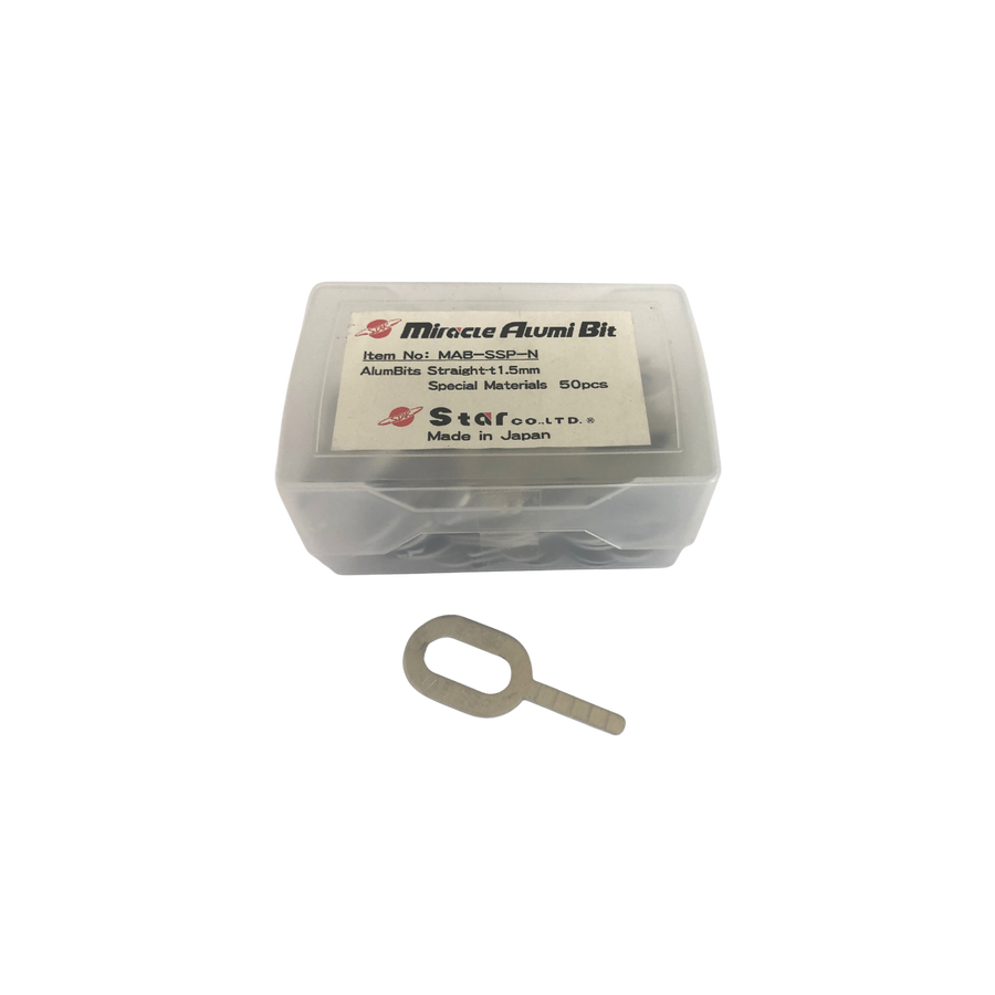 Miracle System Special Aluminum Bit Straight Type with Lines