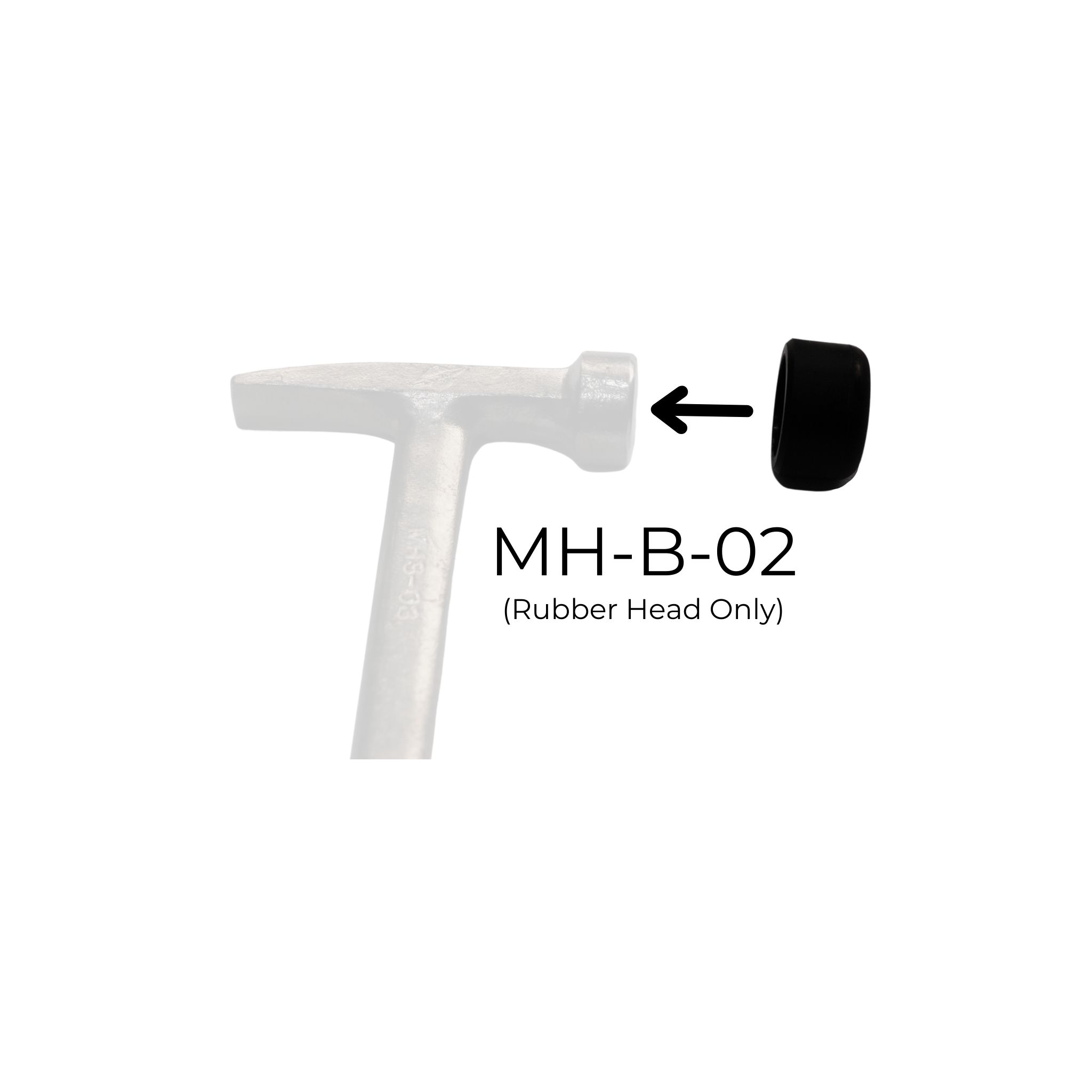 Cabezal de goma Miracle Hammer SOLAMENTE | MH-B-02
