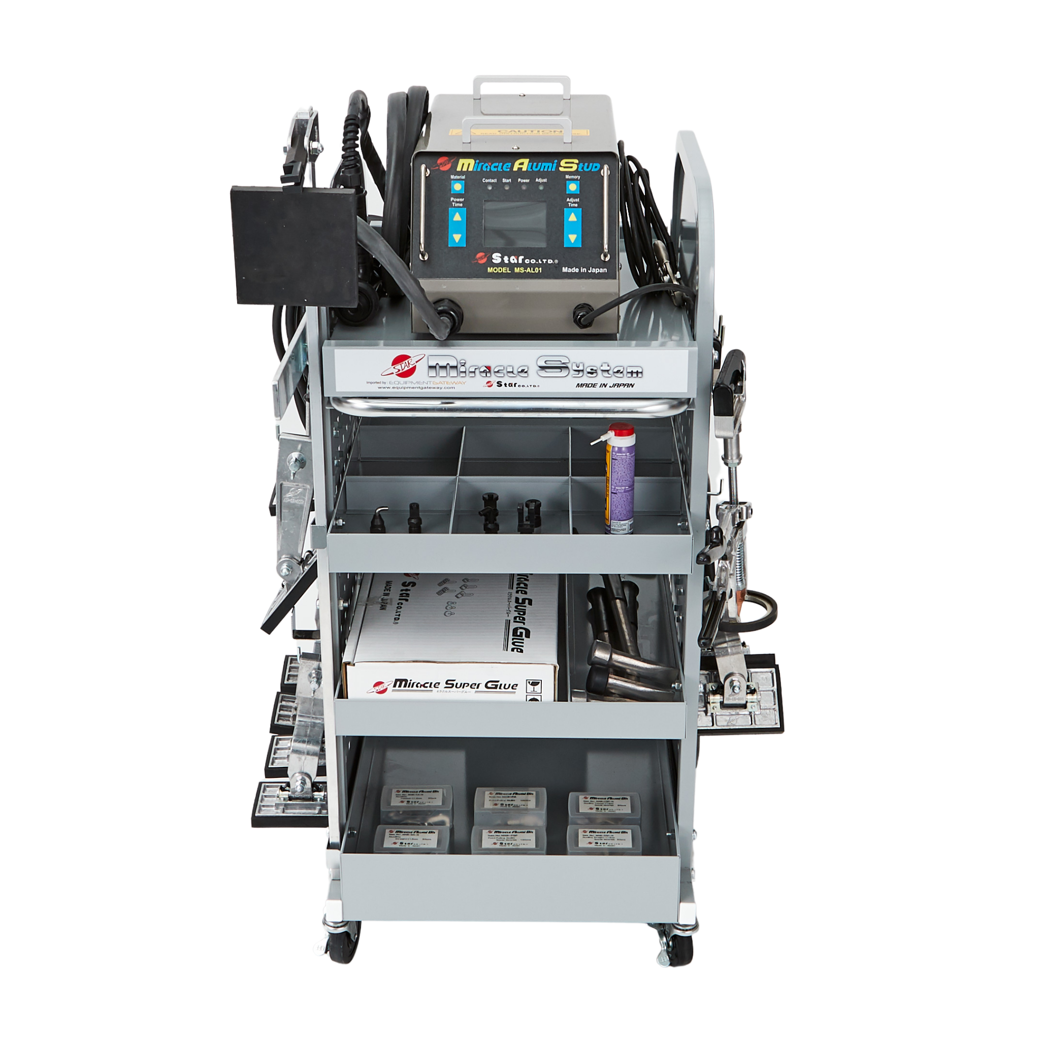 Miracle System Aluminum Stud Welder Dent Pulling Kit B