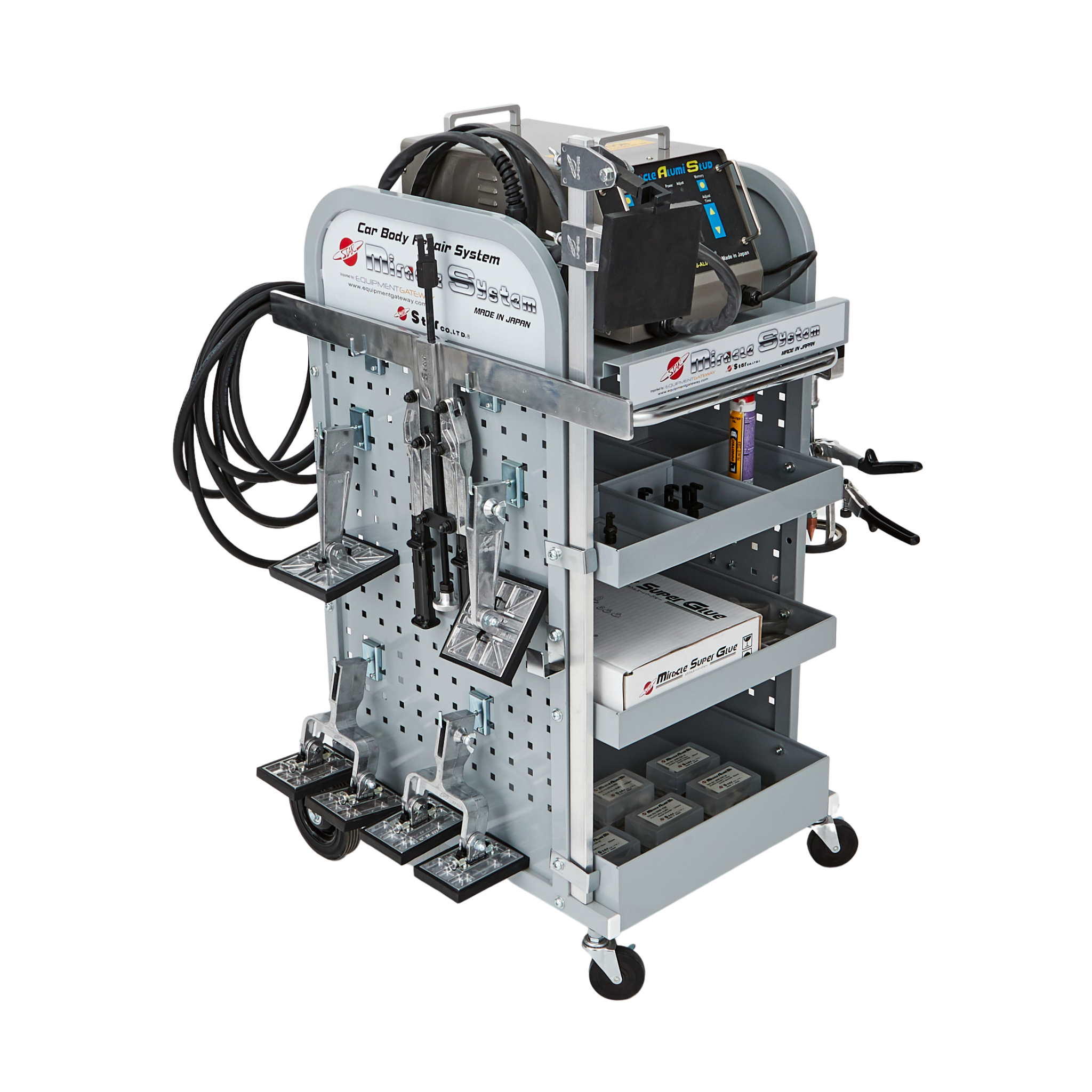 Miracle System Aluminum Stud Welder Dent Pulling Kit B