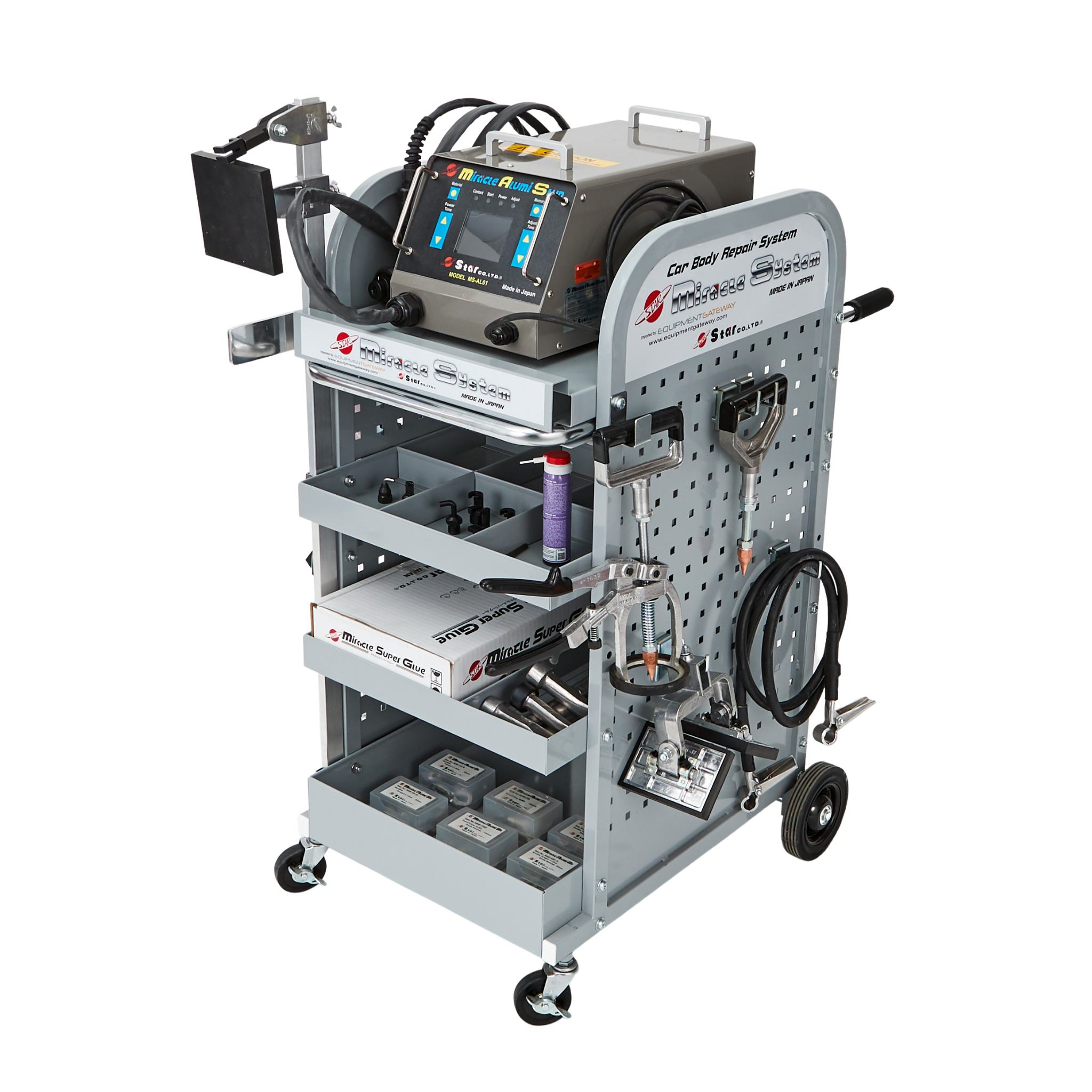 Miracle System Aluminum Stud Welder Dent Pulling Kit B