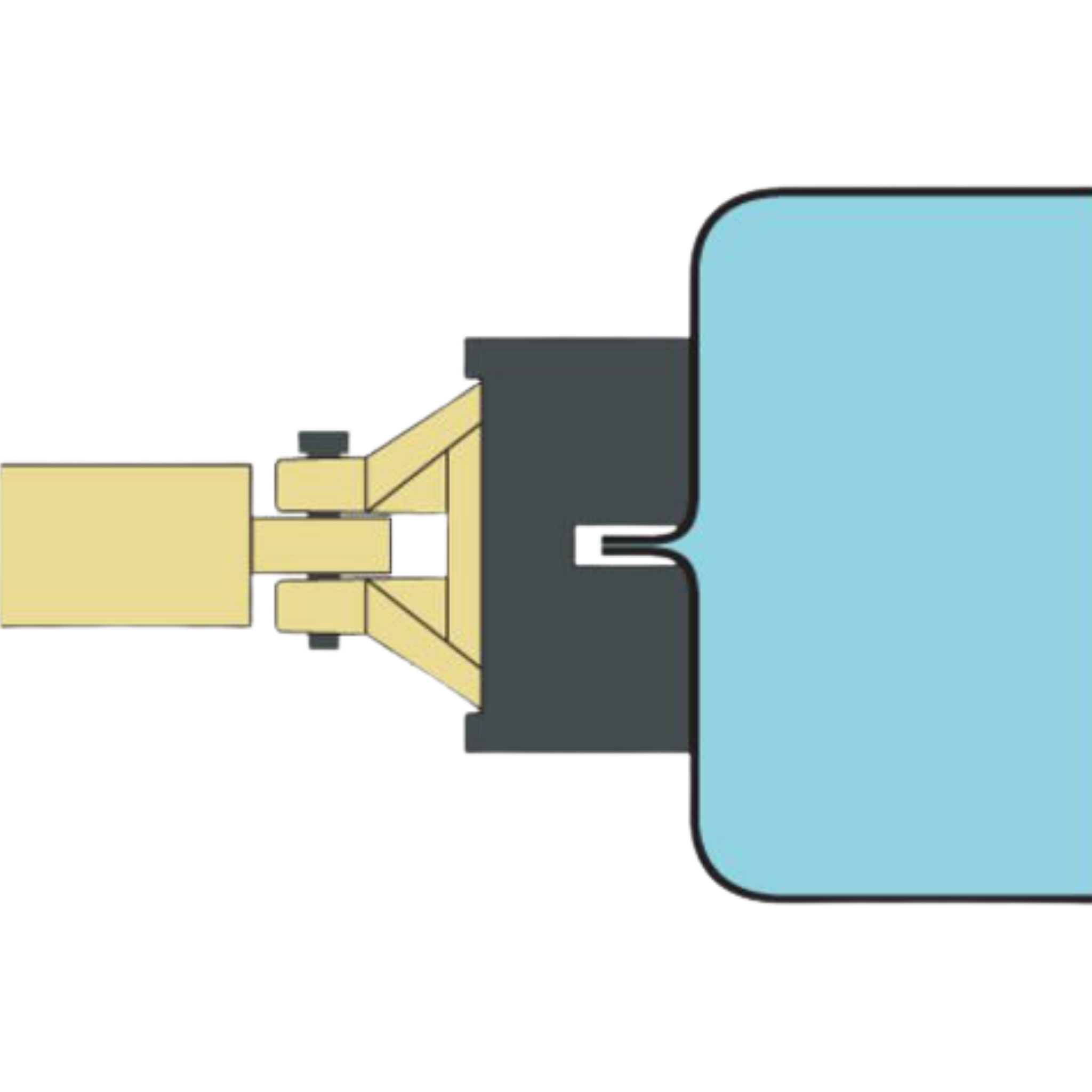 Pie ranurado Airopower | ST-19237P